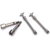 Stainless Steel Front Drive Shaft Dog Bone Replacement for Axial SCX24 90081 1/24 RC Car