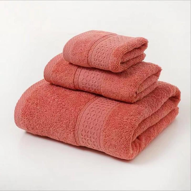 Long-staple Cotton Towel Bath Towel Square Towel Three Pieces Adult Towel Embroidery