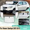 Full Coverage Sunshade For Nissan Qashqai J10 2007~2013 Dualis Full Surround Windshield Side Windows Shaby Visor Car