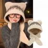 Knitted Hats, Women's Hats, Warm Hats, Windproof Hats, Ear-protecting Hats, Woolen Hats, Cold-proof Hats, and Woolen Hats