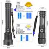 Ultra Bright XHP70.2/XHP50 LED Flashlight 18650/26650 Rechargeable Flashlights Waterproof Torch Tactical Flashlight Super Bright