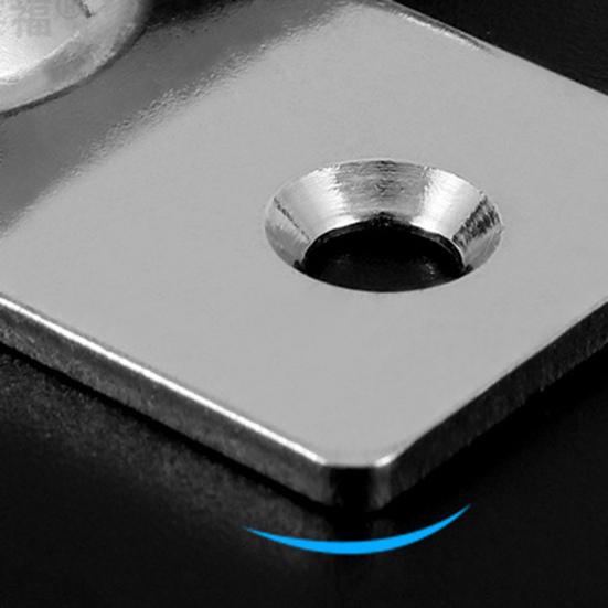 Door Hasp Latch Rustproof Corrosion Resistant Easy Assembly Mini Size 90-Degree Door