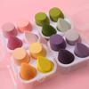 4pcs Makeup Sponge Powder Puff Dry and Wet Combined Beauty Cosmetic Ball Foundation Powder Puff Bevel Cut Make Up Sponge Tools