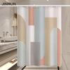 Bathroom Thickened Waterproof Curtain Mildew Proof Shower Curtain Shower Partition Curtain Shower Curtain Bathroom Curtain Free Perforation