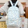 New Korean Version of Harajuku Elementary School Student Schoolbag Graffiti Print Junior High School Student Backpack High Value Backpack Japanese