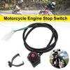 Waterproof Motorcycle Engine Stop Switch Handlebar Mounted For 22cm Moto Engine Stop Start Switch Switch Button For ATV