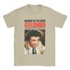 Columbo T Shirts Men Cotton Casual T-Shirts Crewneck Tees Short Sleeve Tops Unique