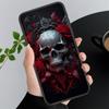 Skull Flower Art Phone Case For Samsung A35 A55 A54 A15 A25 A05s A05 A22 A24 A52 A33 A34 M34 M14 M54 M23