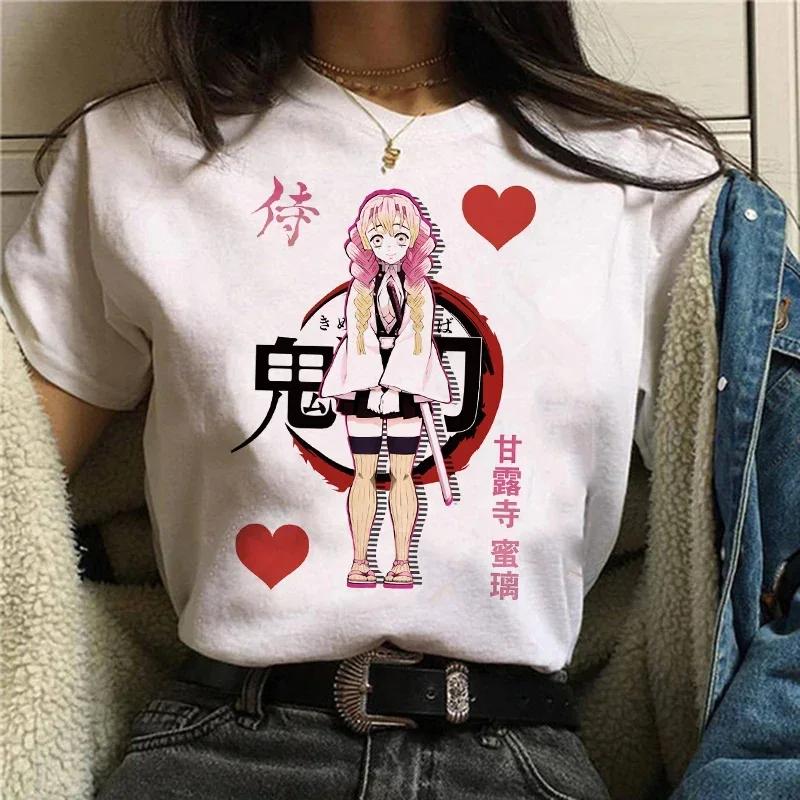 Demon Slayer T Shirt Women Kimetsu No Yaiba Nezuko Tshirt FeUnisex Tanjirou Kamado Graphic Tee Shirt Japanese Anime Unisexga T-shirt