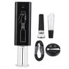 4PCS Electric Corkscrew Automatic Black Fast Opening Cordless Wine Opener for Anniversary DC 5V