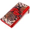 Functional Women's Wallet Made of Genuine Leather with Snake Embossing CANPELLINI Wallet 21638 Multicolour