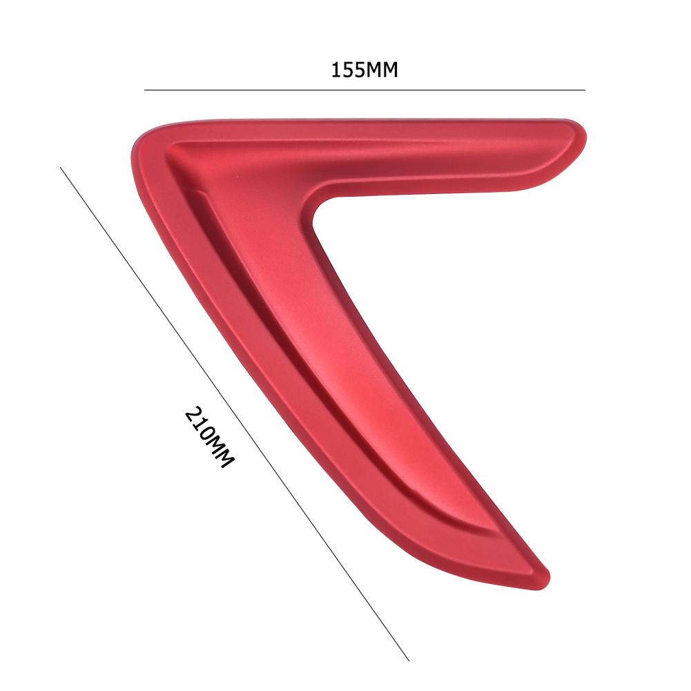 1 пара наклеек на боковые вентиляционные отверстия автомобиля, наклейка на крыло для BMW 3 серии F30 2012-2016, черные декоративные наклейки на крылья автомобиля из АБС-пластика