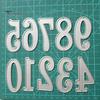 0-9 Numbers Cutting Die Scrapbooking Card Making Paper Craft Mold Album Decor