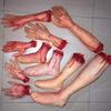 Halloween Prop Horrible Broken Limbs Latex Fake Organs Halloween Cosplay Party Supplies