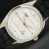 USED INDIAN HMT JANATA HAND-WINDING MENS WHITE COLOR DIAL WATCH A432518-2 R112-a432518