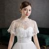 Elegant Spring and Summer Lace Thin Wedding Bride Bridesmaid Evening Dress Mesh Shawl