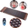 Far Infrared Heating Pads Natural Tourmaline Mattress Germanium Stone Heating Mat for Back Pain Relief with Controller Show Temp