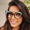 Tr90 Eyeglasses Women Anti Blue Light Computer Eyewear Glasses Ladies Stylish Designer Frames for Prescription Glasses 2024 New