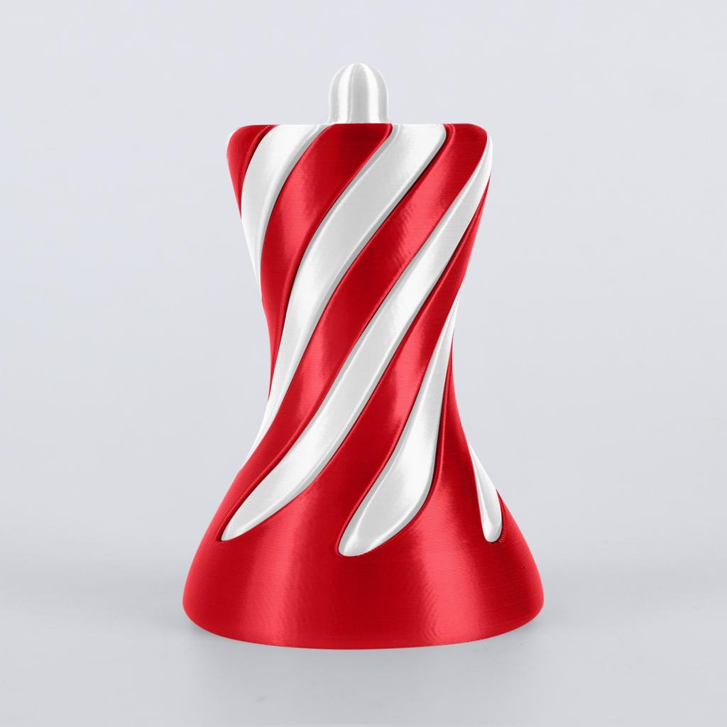 3d Printed Decompression Toy Spinning Spiral Penetrating Sculpture For Stress And Anxiety Relief