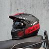 ORZ Motorcycle Helmet Vintage Casque Moto Black Warrior Combination Helmet Full Half Helmet Cruising Cascos Motorcross Capacetes