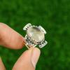 Natural Moonstone Unique Wife Statement June Ring Jewelry Size 6 Sterling Silver