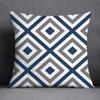 Blue Striped Plaid Pillowcase Office Living Room Home Pillowcase Car Ornaments