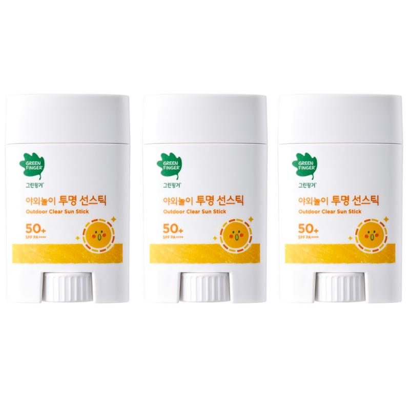 Green Finger Suncreen - Outdoor Clear Sun Stick SPF50+/PA++++ 20g (3 Options)