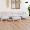 Day and Night - Day and Night Garden Furniture Set 7 Pieces Solid White Pine Wood
