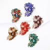 High-Grade Alloy Full Diamond Glass Brooch Exquisite Temperament Women'S Suit Coat Corsage Jewelry Pin