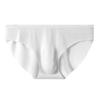 Men Seamless Ice Silk Briefs Low-rise 3D U-convex Ultra-Thin Panties Solid Color Quick Drying Underwear