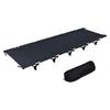 Cot Outdoor Low Type Lightweight 3kg Load Capacity 150kg Quiet Design Foldable Quick Camp MOB65-BK