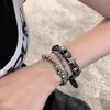 Retro Star Leather Bracelet: Y2K Punk Style Women's Trendy Hand Jewelry