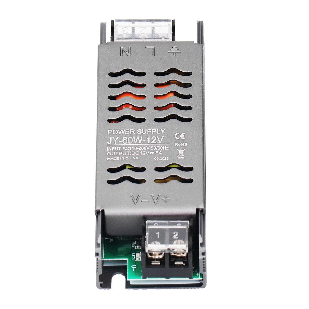LED Power Supply Driver DC 12V 60W Constant Voltage Transformer for Strip Light Engineering Project