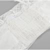 Summer Lace White Cotton and Linen Women's Suit Holiday Beach Suspender Square Neck Short Top + Mid Skirt Two-piece Set