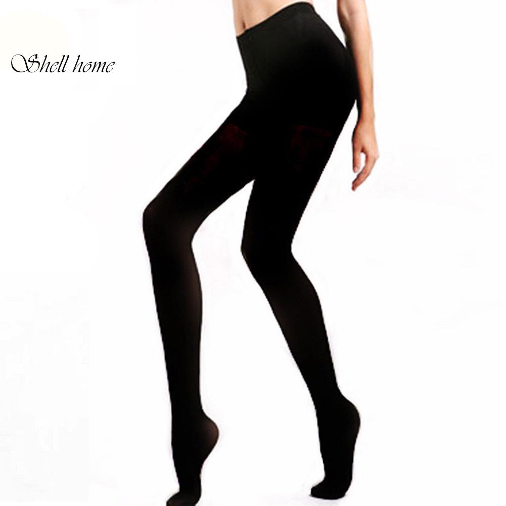Stretch Sexy Ninth Warm Lady Footed Pantyhose Solid ColorLeggings