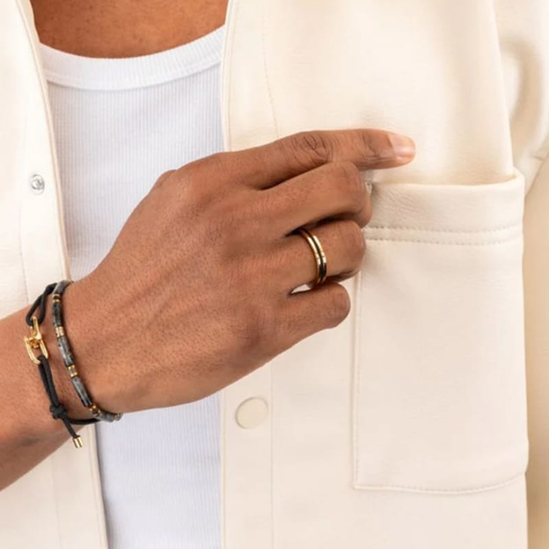 PIG & HEN Nabak 4 Ring - Navy X Silver