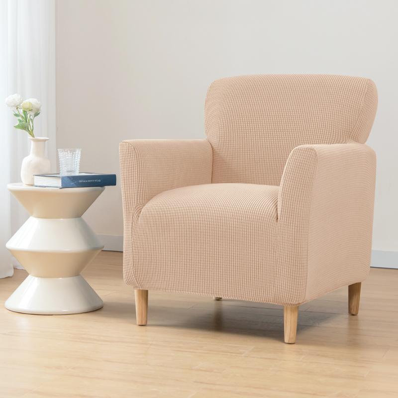 Waterproof Armchair Cover Stretch Single Sofa Slipcover Soft Elastic Single Small Chair Seater Sofa Covers For Home Club Hotel