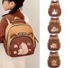 Kawaii Capybara Kindergarten Backpack Lightweight Children School Bag  Toddler