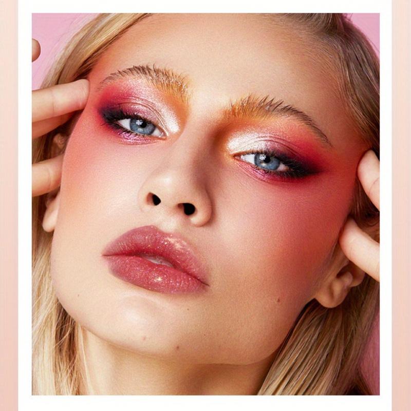 Chameleon Lip Glaze Lip Gloss Eyeshadow, Face Highlight Moisturising Diamond Shimmer Liquid Lipstick, Aurora Dazzle Lip Gloss for Party Daily Makeup