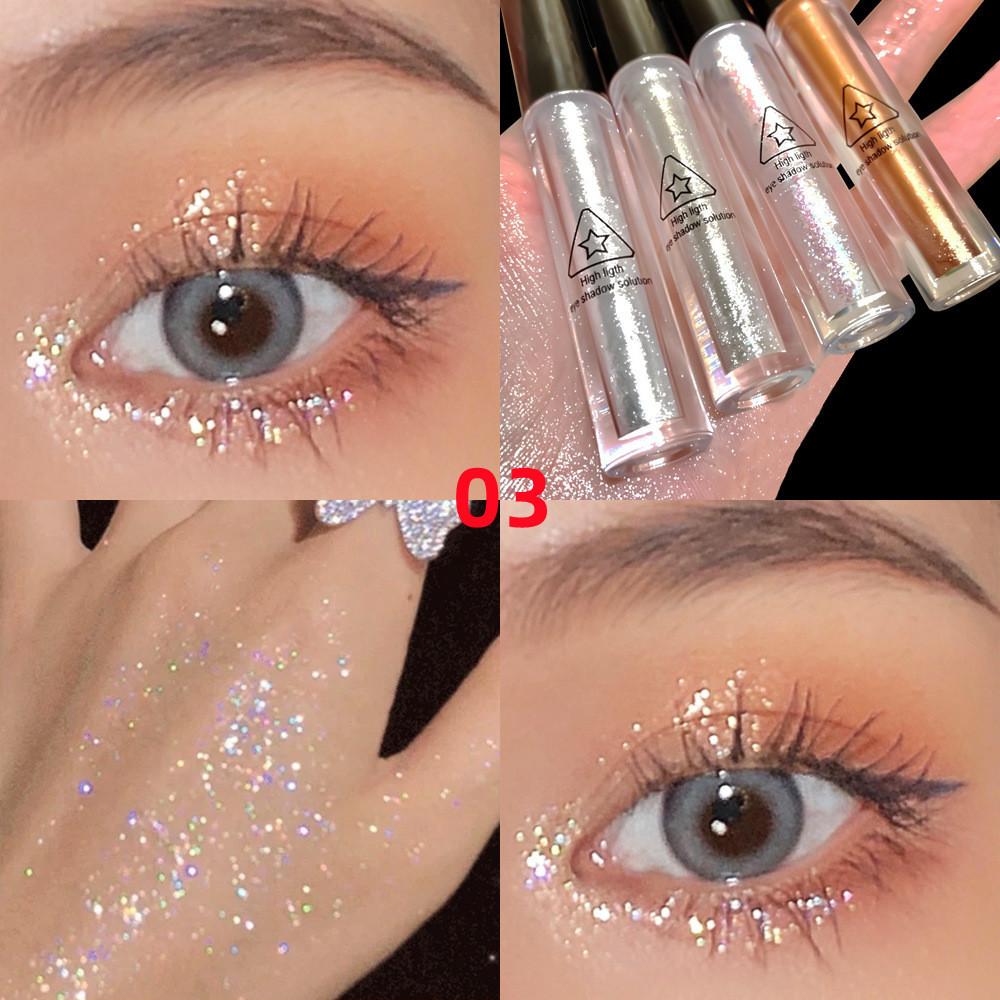 Shimmer and Shiny Waterproof Liquid Glitter Eyeliner Eyeshadow Makeup Metallic Eye Liner Pen Eye Beauty Party Makeup Tools