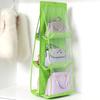 Double Side Transparent 6 Pocket Organizer Backpack Handbag Storage Bags Shoe Storage Bag Home Supplies Closet Rack Hangers