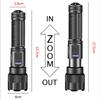 Powerful 4 Core LED Flashlight Zoomable Aluminum Alloy XHP70.2 XHP50.2 Tactical Torch Usb Rechargeable Use 18650 Battery