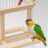 Wooden Bird Perch Natural Wood Bird Perch Stand Parrots Platform Cage Accessories Branches Perch Rod Stand