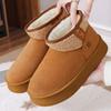 Cotton Shoes for Women, Warm Snow Boots, Midsole Boots, Cold Resistant and Comfortable Women's Boots with Thick Velvet Cotton Boots