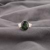 Green Tourmaline Gemstone 925 Sterling Silver Jewelry Handcrafted Statement Ring RR-66-2