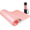 Thick Yoga Mat 10mm 15mm AYO Training Mat Thick Wide Yoga Training Mat Exercise Mat Stretching Mat Fitness Pilates Muscle Training For Yoga Indoor