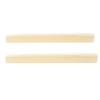 Musiclily Pro 73.66mm Bone Saddles with String Length Compensation for 6-String Martin Acoustic Guitars, Ivory (Set of 2)