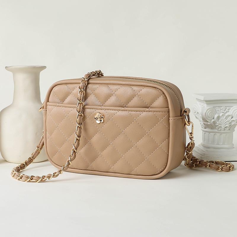 IELGY Женская сумка через плечо с бриллиантовой цепочкой