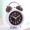 Скандинавский стиль Модный и простой Креативность Металлический звенящий будильник Бесшумный будильник Студенческая спальня Светящиеся часы Часы