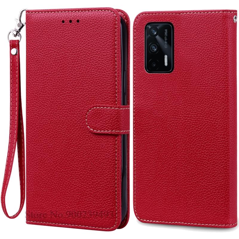 Для Realme GT 5G Чехол Pu Кожаный Флип Кошелек Чехол Для Realme GT 5G Чехол Телефон Чехол Для Realme GT 5G Чехол Coque Fundas